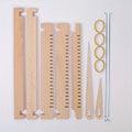 14-Piece Wooden Weaving Loom Kit 9×11in | Kids & Beginners