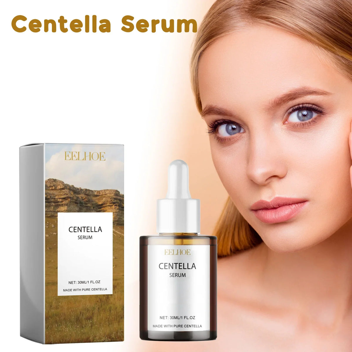 Eelhoe Centella Asiatica Skincare Set – Cleanse, Moisturize & Brighten
