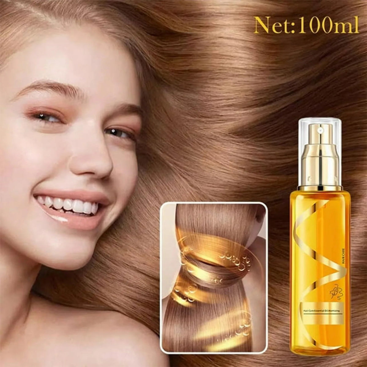 100ml Silky Hair Oil – Moisturizing & Strengthening Treatment