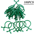 Garden Plant Support Clips for Tomato & Vine – 50/100 Pack