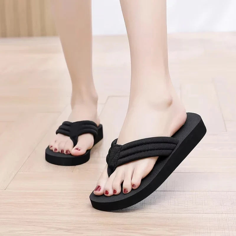 Women's Bohemian Clip Toe Flip Flops – Soft EVA Beach Slides