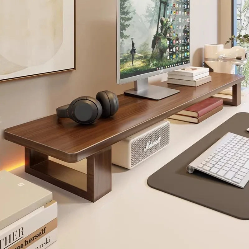 Monitor Stand Riser with Storage – Screen & Keyboard Shelf