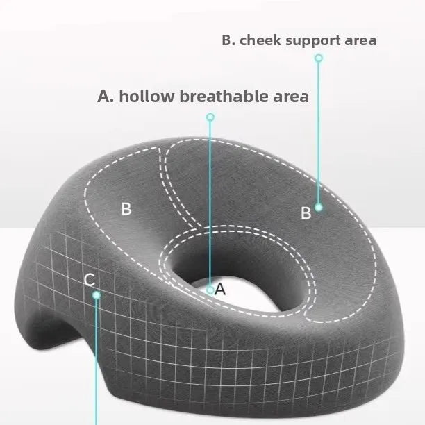 Memory Foam Face Rest Pillow – Ergonomic Beauty Salon Head Support