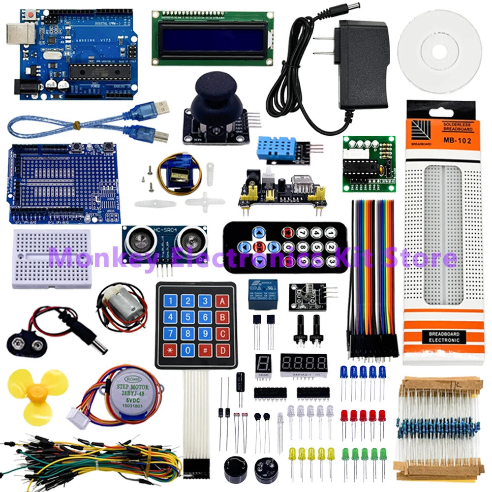 ATmega328P UNO R3 Ultimate Starter Kit – DIY Electronics Learning