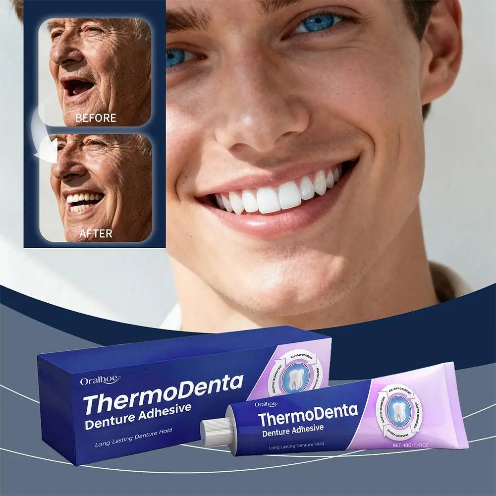 Zinc-Free Denture Fixing Adhesive – 4-Day Hold, 28g Tube