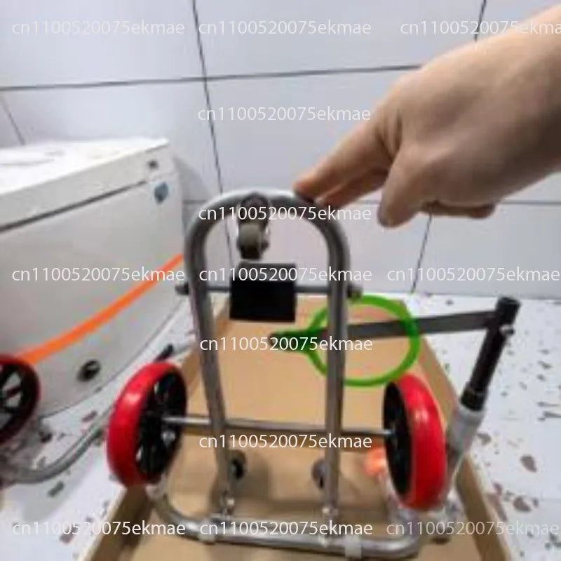 Folding Toilet Installation Trolley | Portable Positioning Tool