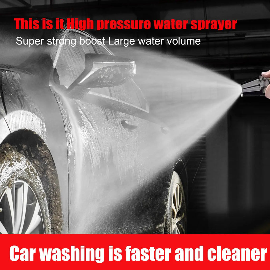 Adjustable High-Pressure Hose Nozzle – Car, Garden & Patio