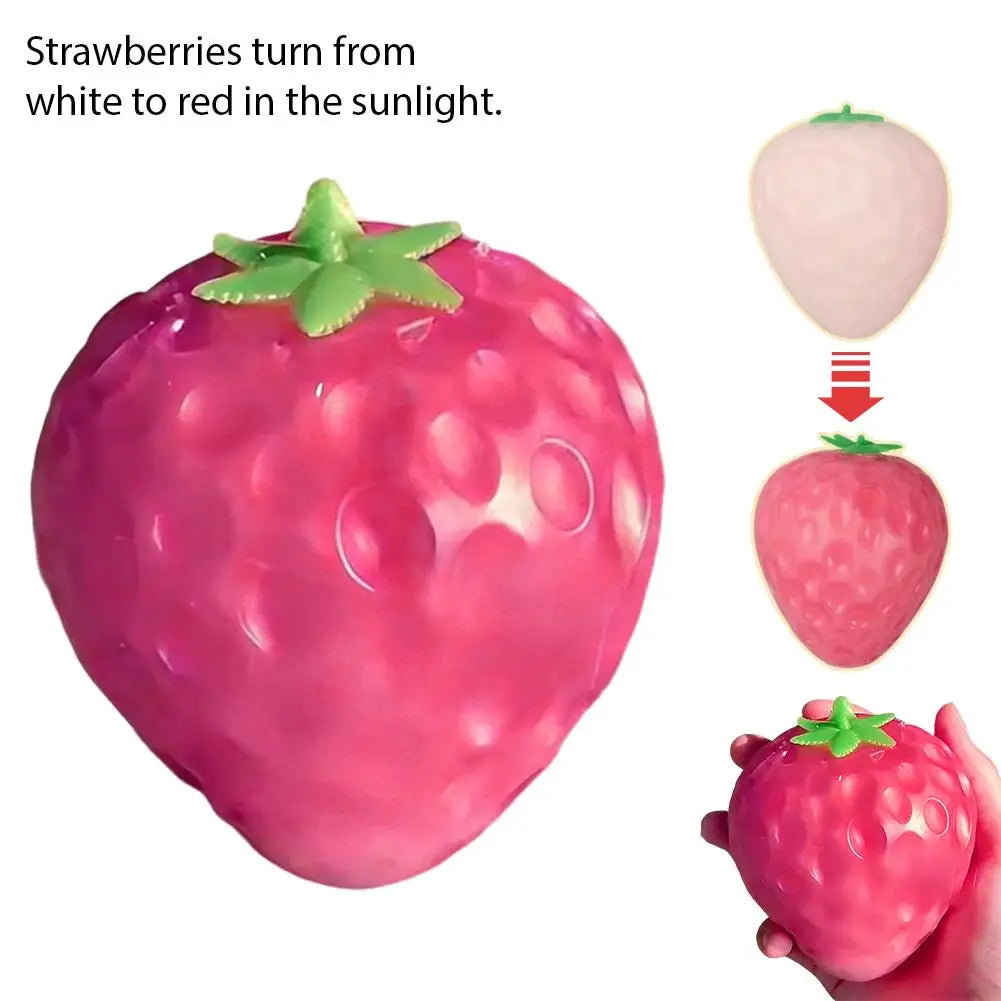 Color-Changing Stress Relief Squeeze Toy – Fruit Fidget Ball