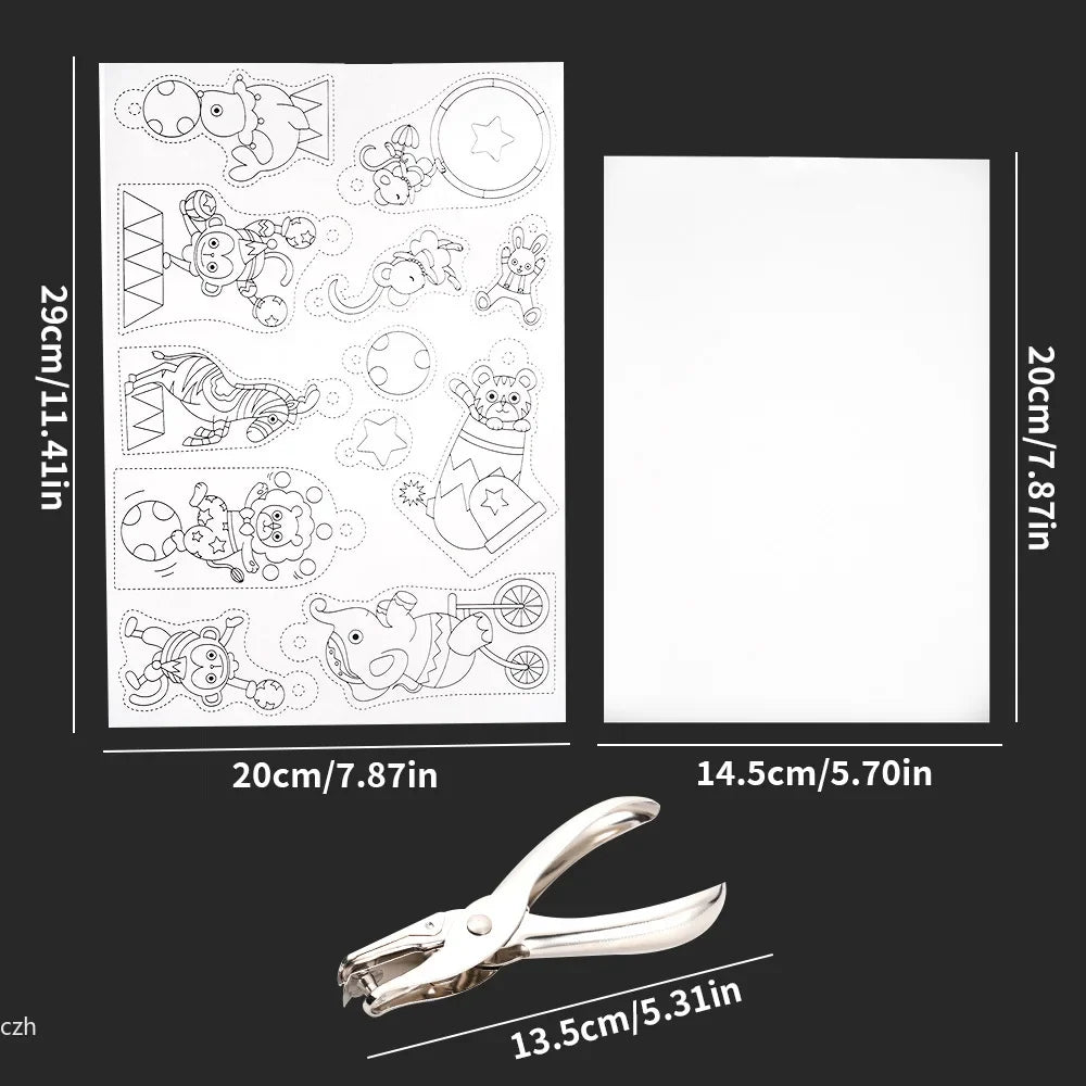 Heat Shrink Plastic Sheets Set – DIY Keychain & Craft Kit