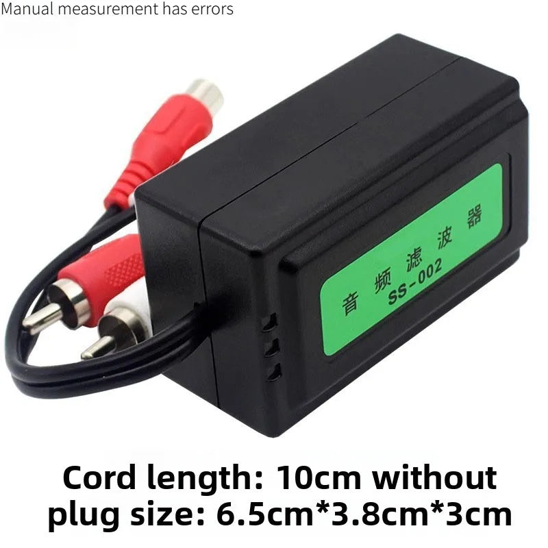 Car Audio Ground Loop Isolator – 3.5mm & RCA Noise Filter