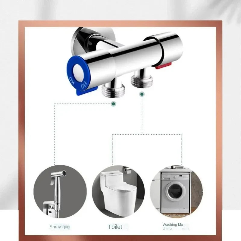 Handheld Bidet Sprayer – 304 Stainless Steel Toilet Spray Gun