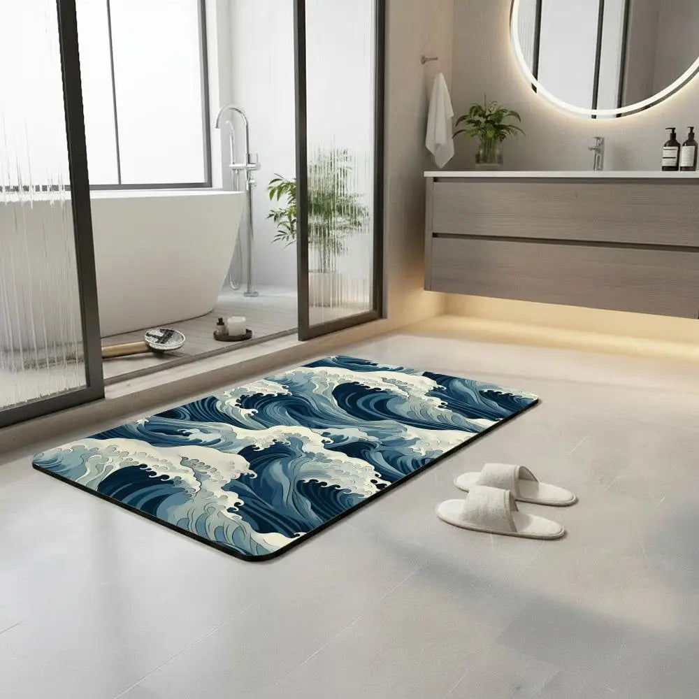 Diatomite Bath Mat – Quick Dry, Non-Slip & Absorbent