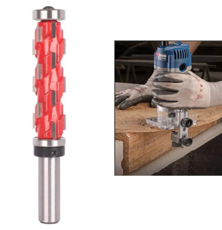 12mm 1/2" Spiral Router Bit with Bearing – Wood Trimming Cutter
