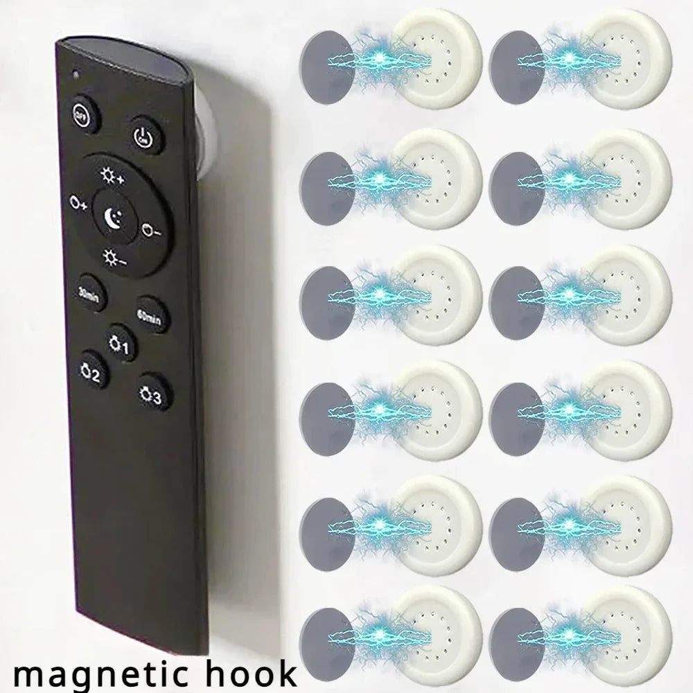 Magnetic Wall Hooks Set – Key & Picture Frame Hanger (2–12 Pc)