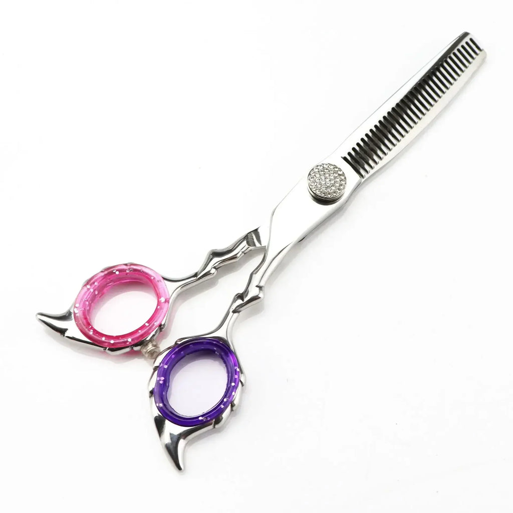 10 Silicone Finger Rings Cat Dog Hair Scissors Professional Pet