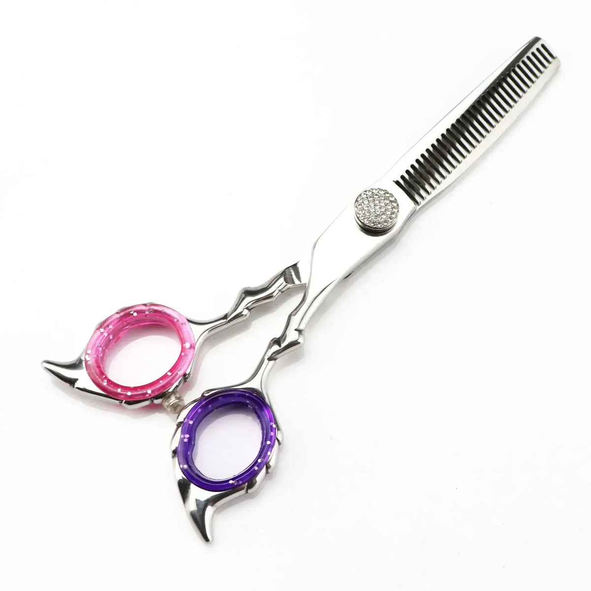 10 Silicone Finger Rings Cat Dog Hair Scissors Professional Pet