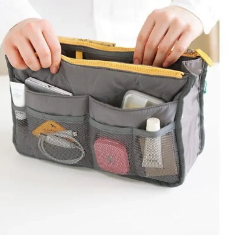 Large Capacity Makeup Bag & Toiletry Organizer | Double Zipper