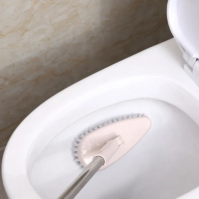 Bathroom Cleaning Brush Long Handle Floor Dead Corner Hard Hair Tile