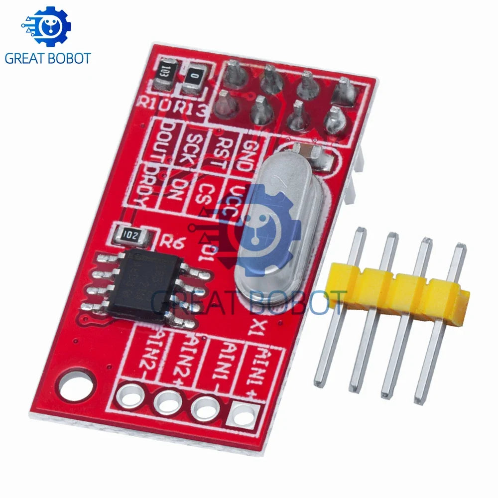 AD7705 Dual 16-Bit ADC Data Acquisition Module | SPI Interface