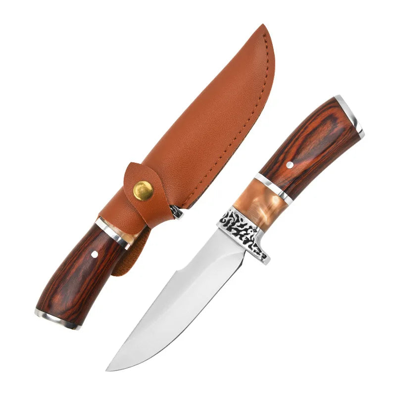 Hand Forged Boning Knife – Wood Handle Hunting & Kitchen Knife