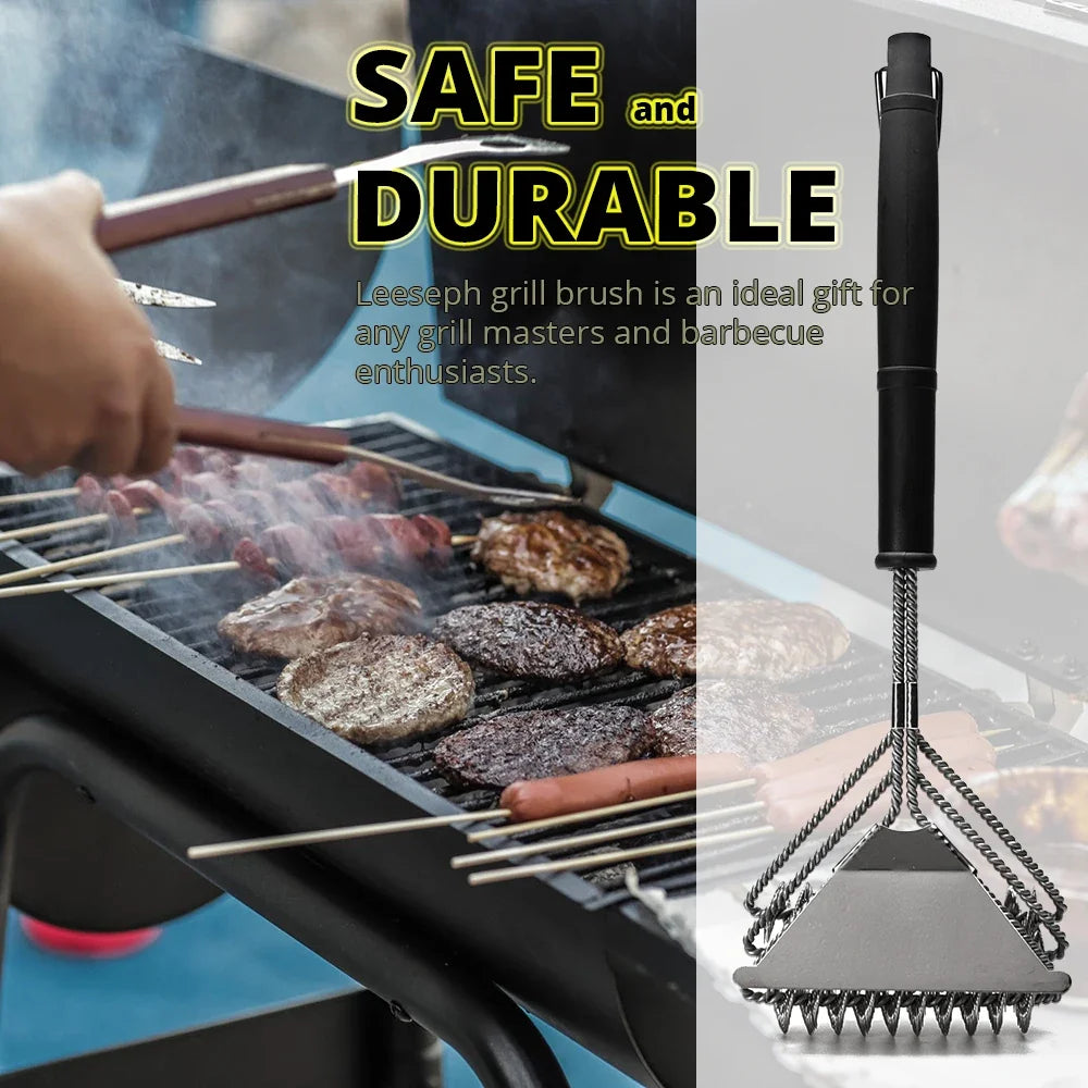 Safe Grill Brush Bristle BBQ Great Grilling Accessories Rust