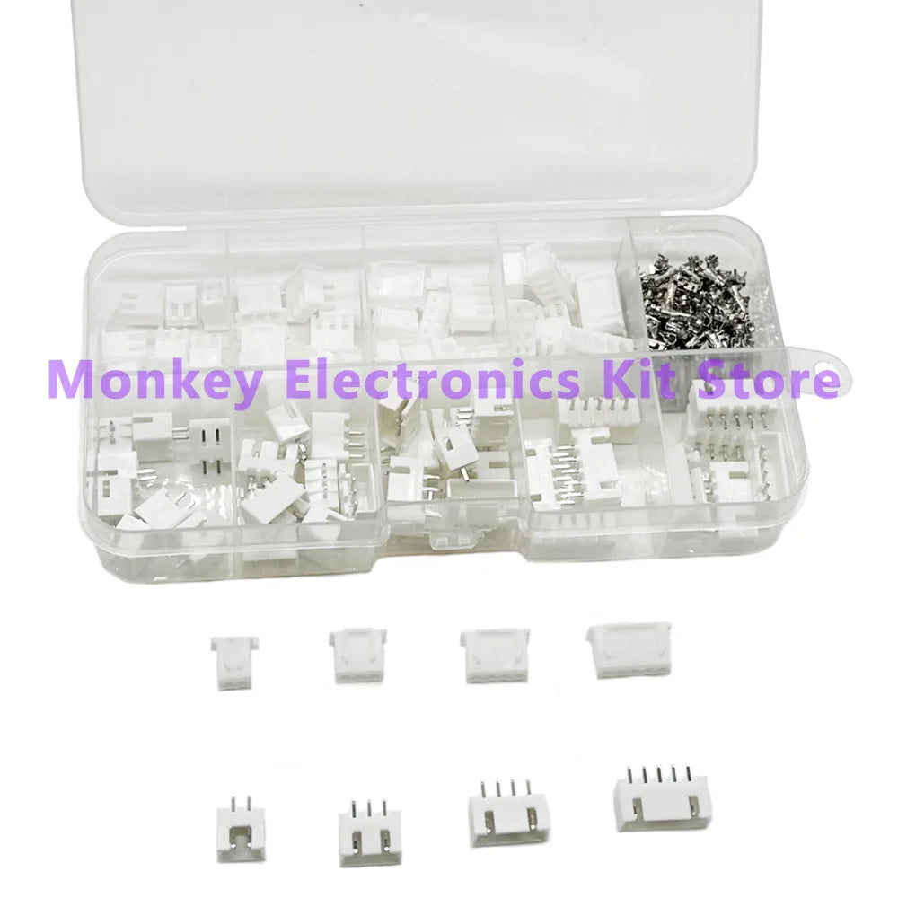 230Pcs JST PH 2.0mm XH 2.54mm Crimp Connector Terminal Kit