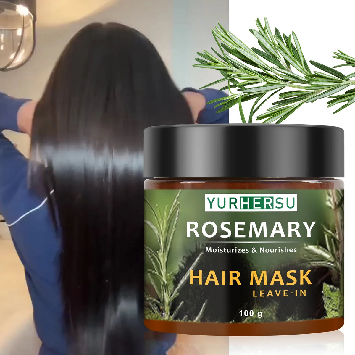 Leave-In Nourishing Hair Mask for All Hair Types – 100g