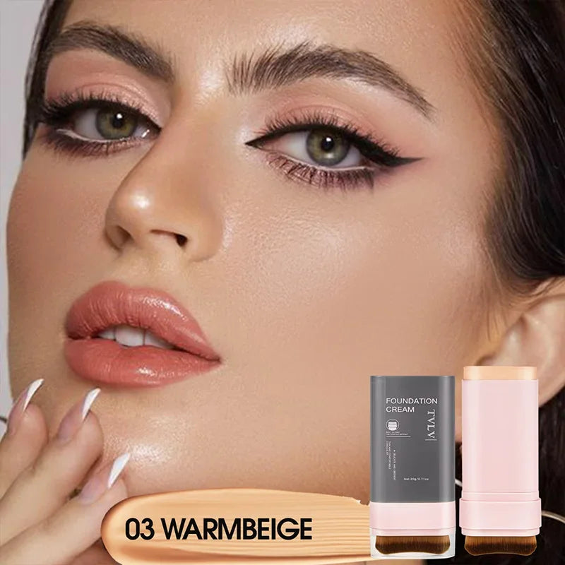 Concealing Foundation Stick 5 Shades Built-in Brush Brighten