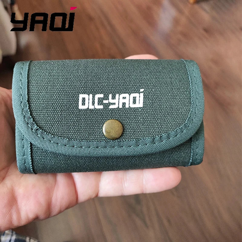 2026 YAQI Men's Travel Bag Pouch Dark Green Safety Razor Shaving