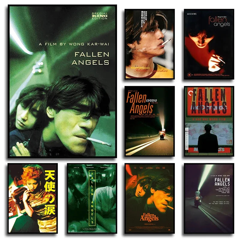 Fallen Angels Canvas Poster – Wong Kar-Wai Retro Movie Wall Art