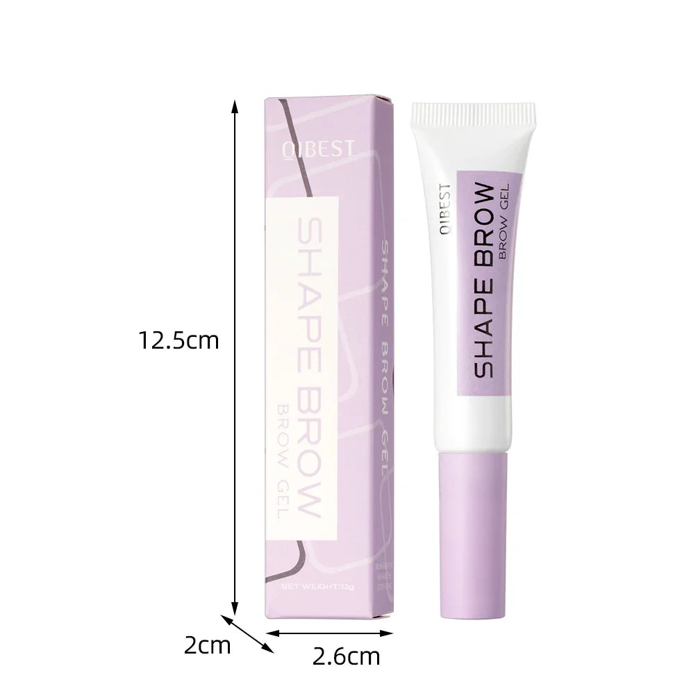 QIBEST Clear Eyebrow Soap Brow Gel – Long-Lasting Hold | 12g