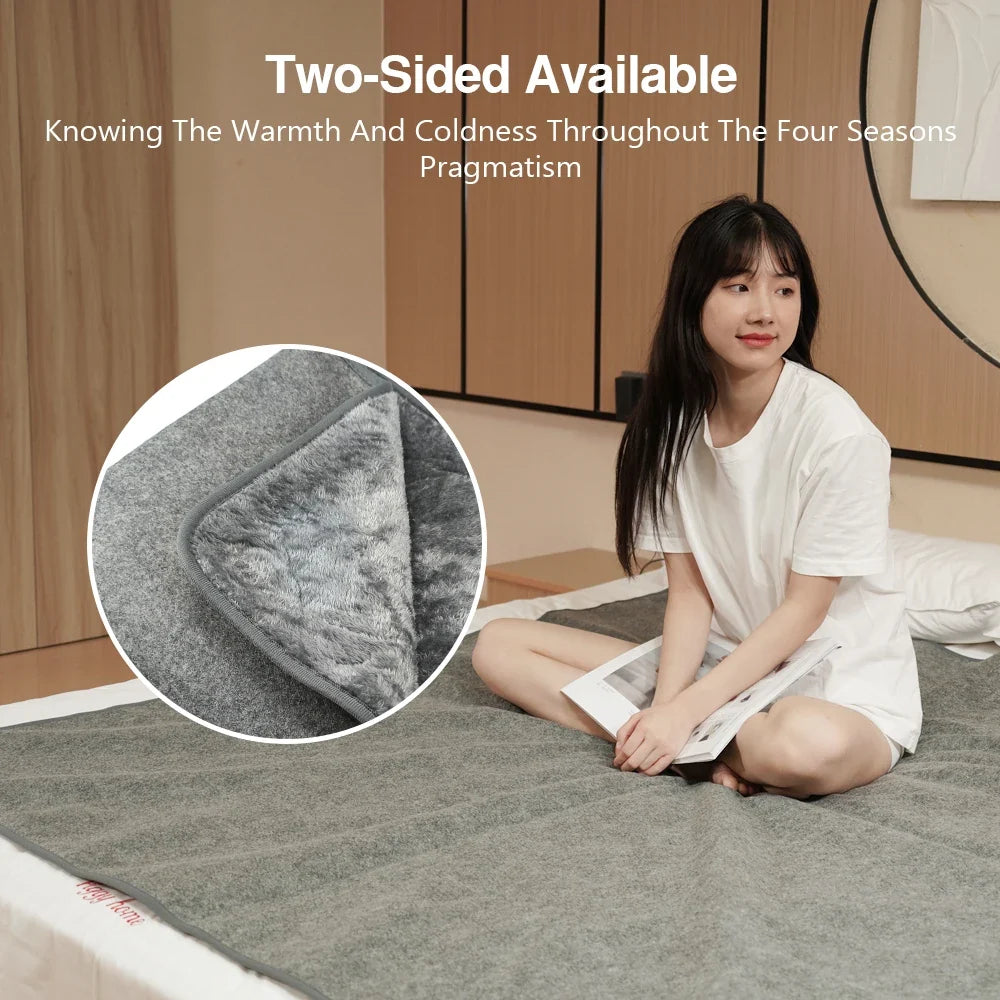 USB Electric Heated Blanket 5V | 5-Speed Temp & Timer Control