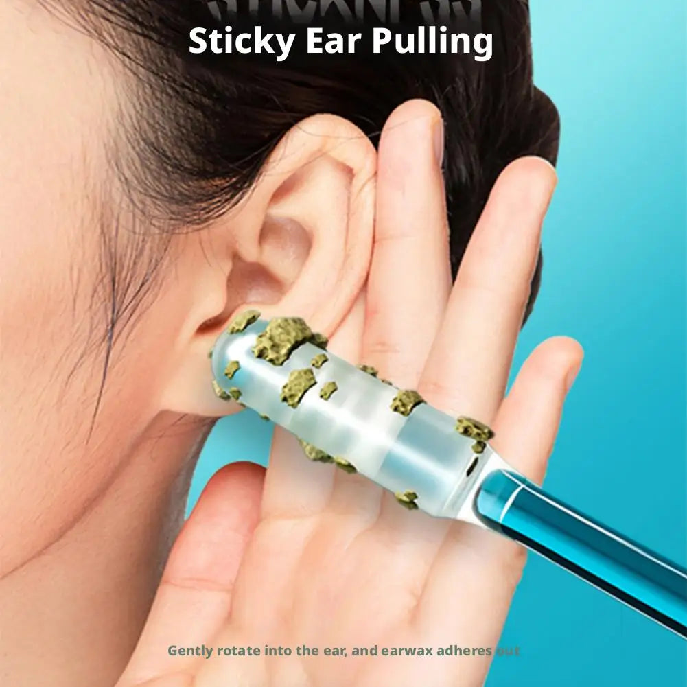 Adhesive Earwax Removal Tool – 24pc Sticky Ear Pick Kit