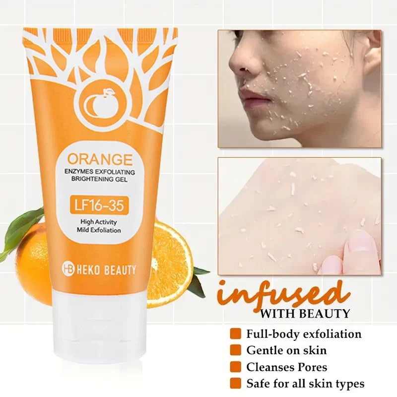 VERONNI Orange Exfoliating Gel 50g – Deep Cleanse & Glow