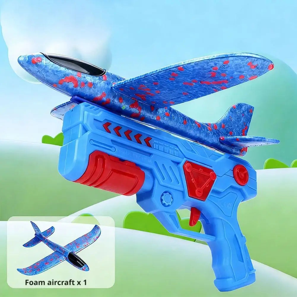 Foam Plane Catapult Launcher Toy for Kids – Outdoor Flying Fun