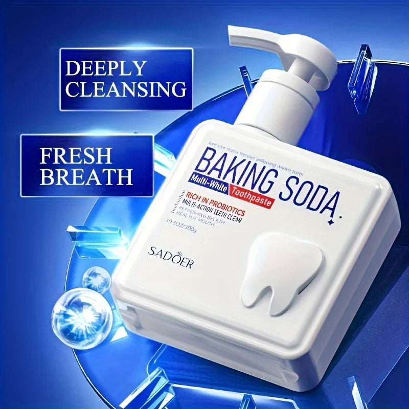 Baking Soda Probiotic Pump Toothpaste – Whitening 300g