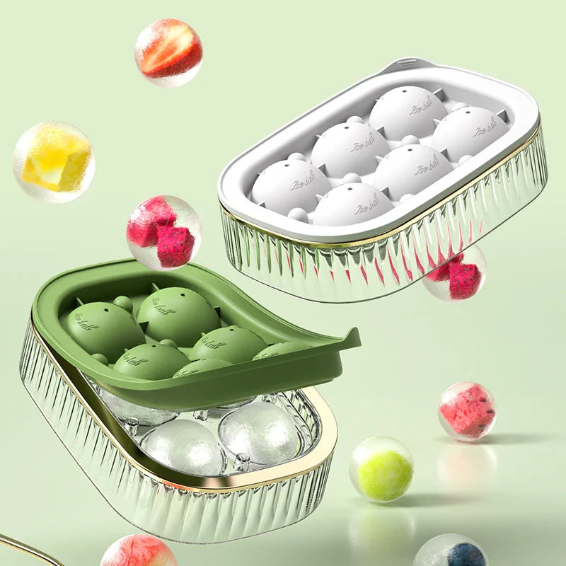 Large-capacity Spherical Ice Box Silicone Lattice Mold Food Grade