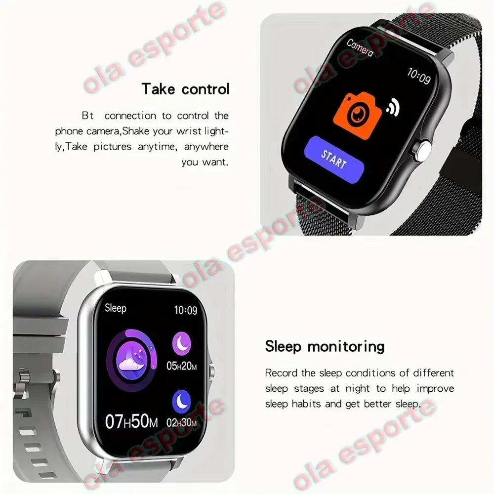 Smart Watch Wireless Calling Dial Multi Sport Mode Reminder Rejection