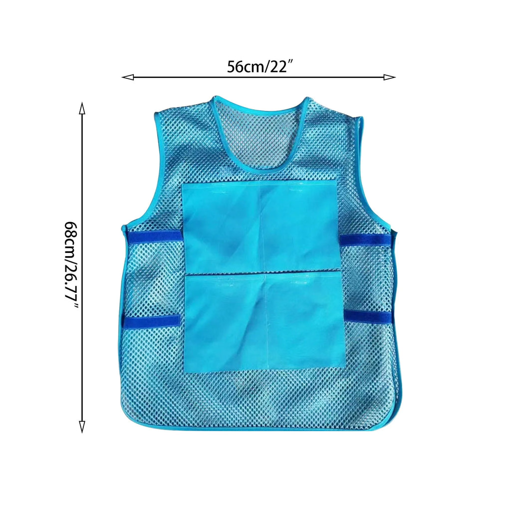Ice Pack Cooling Vest with 8 Reusable Packs | Summer Outdoor