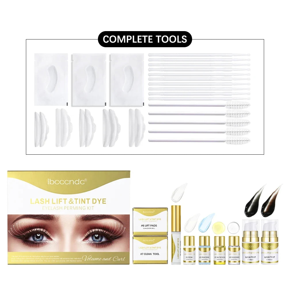 Brow Lamination & Lash Lift Tint Kit – Semi-Permanent Pro Set