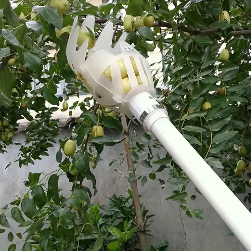 Yellow Polypropylene Fruit Picker Lightweight Reusable Ergonomic