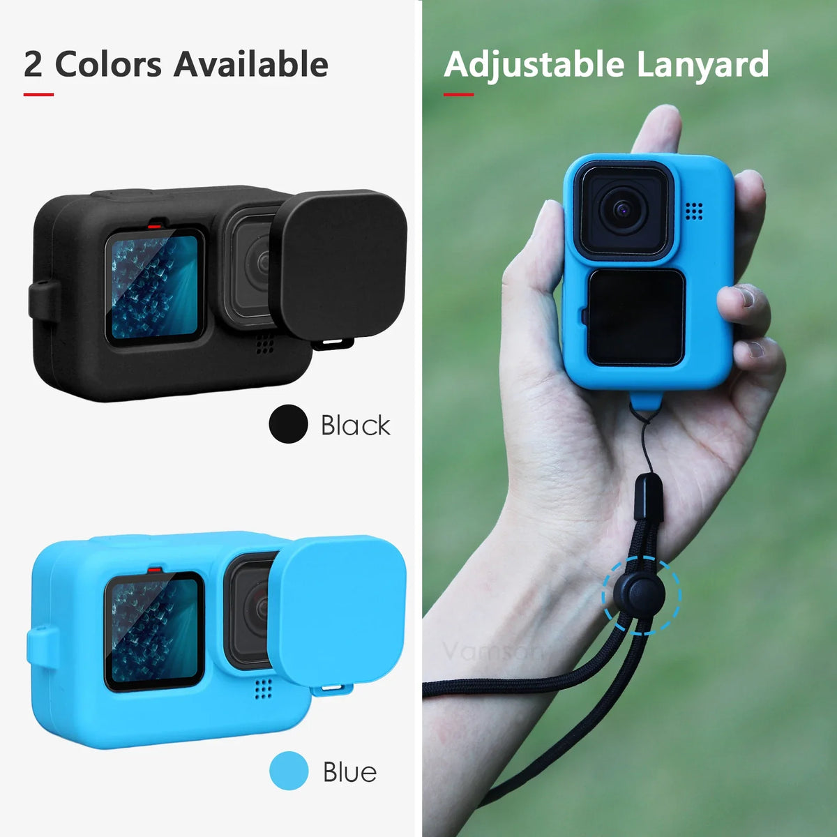 Soft Silicone Case Gopro Hero 12 11 10 Go 9 Protective Full Cover