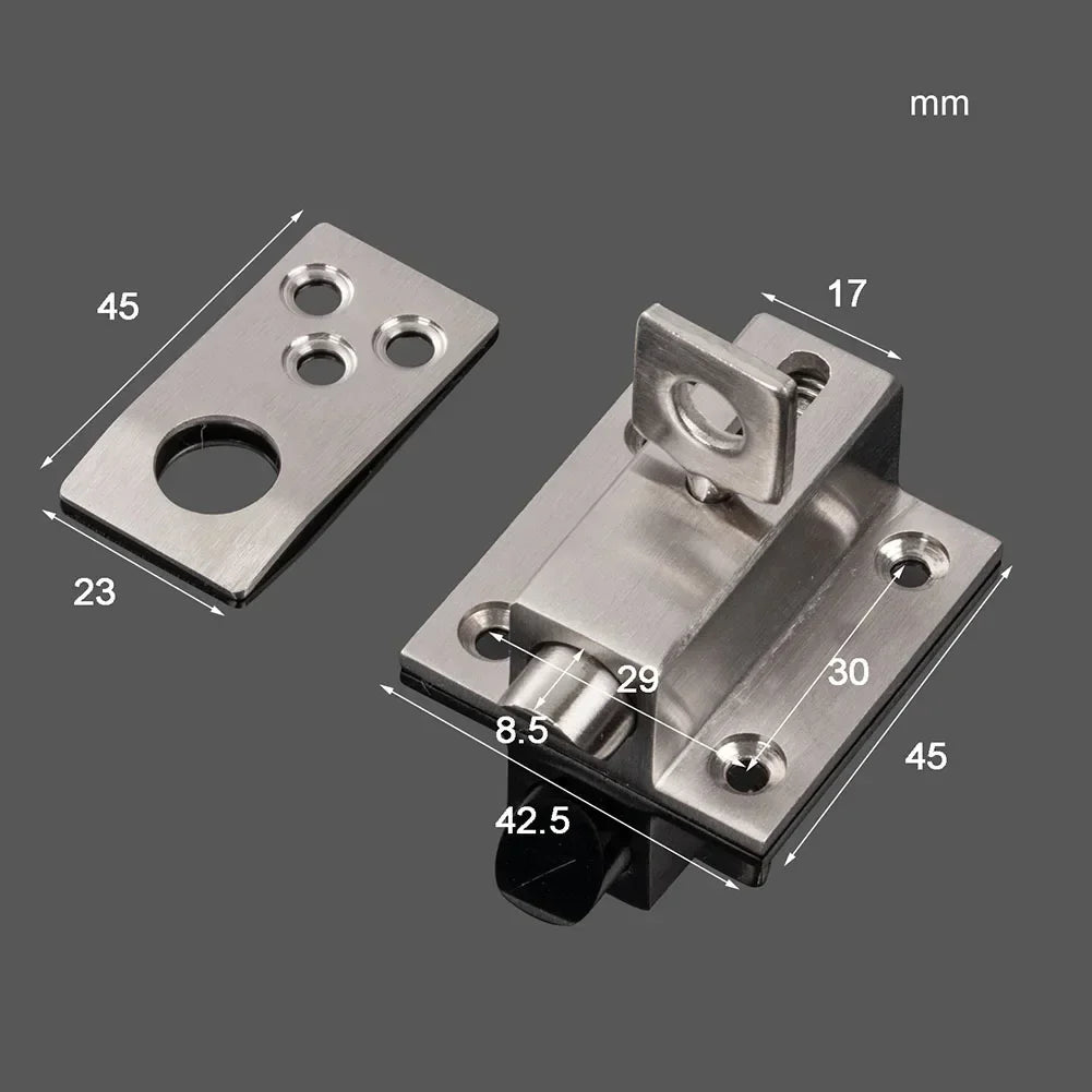 Stainless Steel Self-Closing Spring Door Latch | Auto Lock