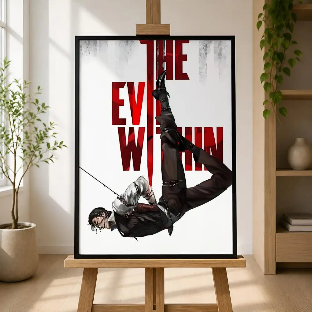 The Evil Within Poster – Self-Adhesive Waterproof Wall Art