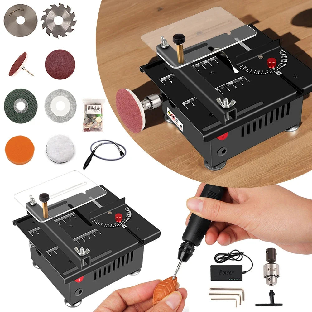 Mini Multifunctional Electric Table Saw | DIY Woodworking Tool