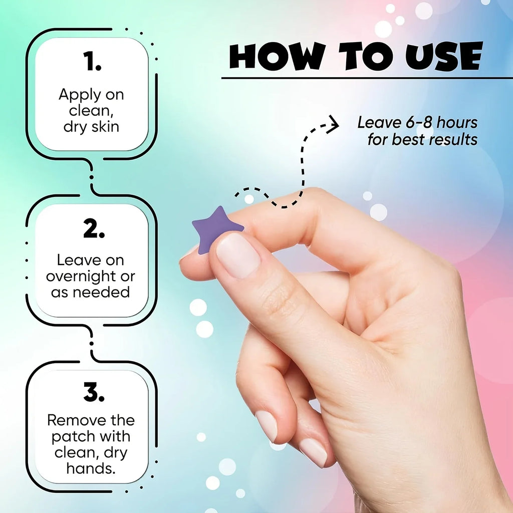 Hydrocolloid Acne Patches – Invisible, Waterproof | All Skin Types