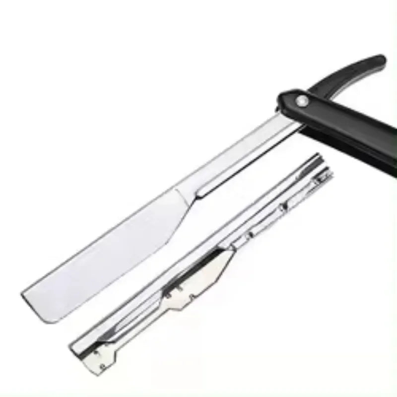 Professional Straight Edge Barber Razor | Stainless Steel Shaver