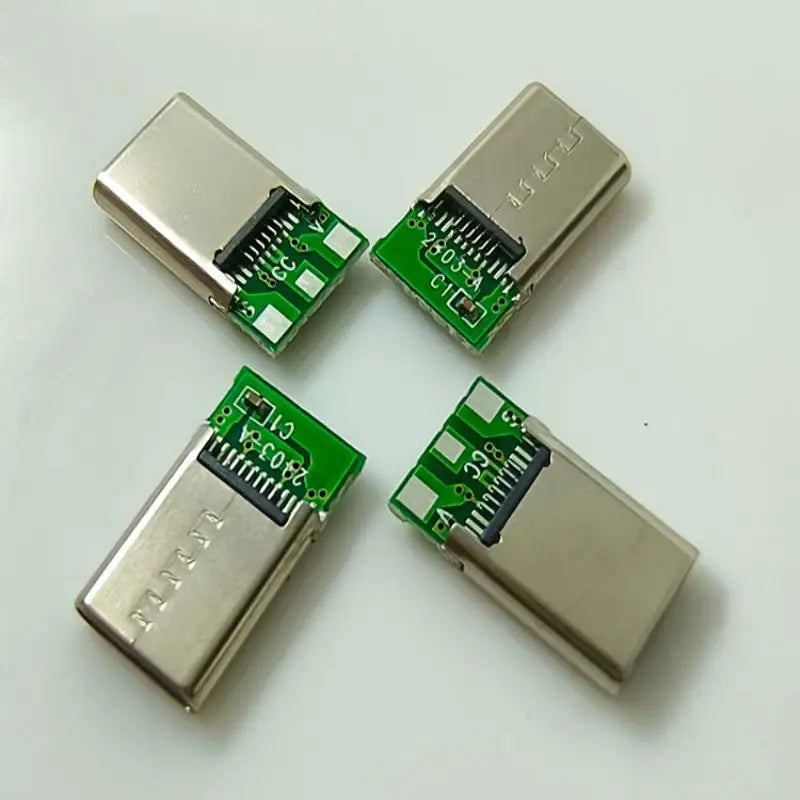 PD Type-C 3-Pin Laptop Charging Connector | CC Pin & Capacitor