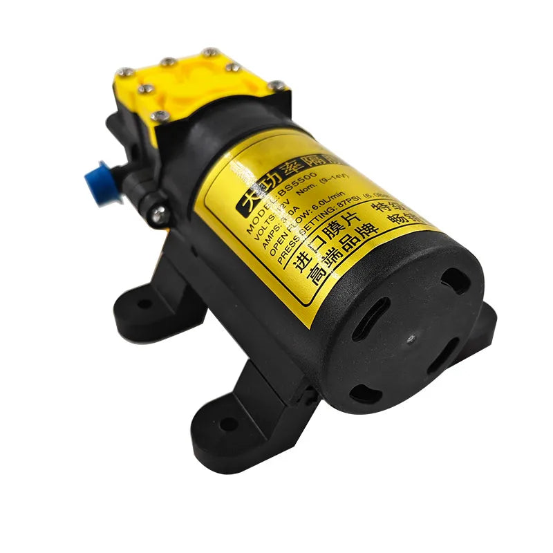 12V 8L Self-Priming Diaphragm Pump – High Pressure Sprayer