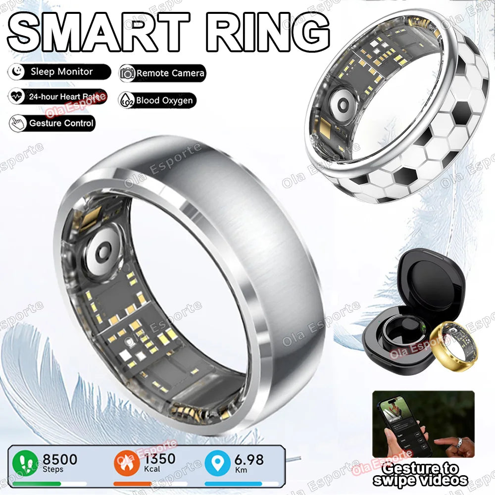 Football Smart Ring | Heart Rate, Sleep & Activity Tracker